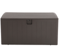 Living and Home 397.46L Brown Outdoor Deck Storage Box