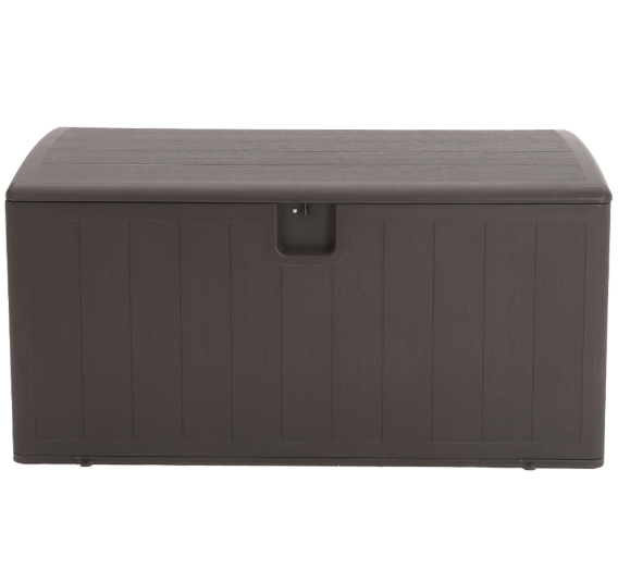 Living and Home 397.46L Brown Outdoor Deck Storage Box
