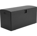 Living and Home Black Textured Deck Storage Box 375L