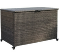Royalcraft Charcoal KD Weave Cushion Storage Box 645L